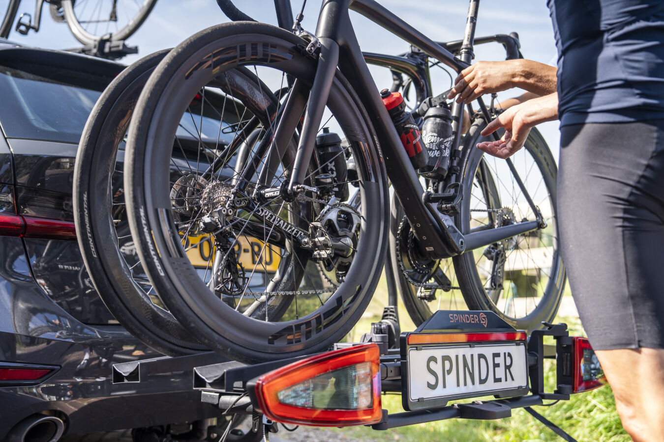 Framehouders, slotbouten | Spinder bike carriers